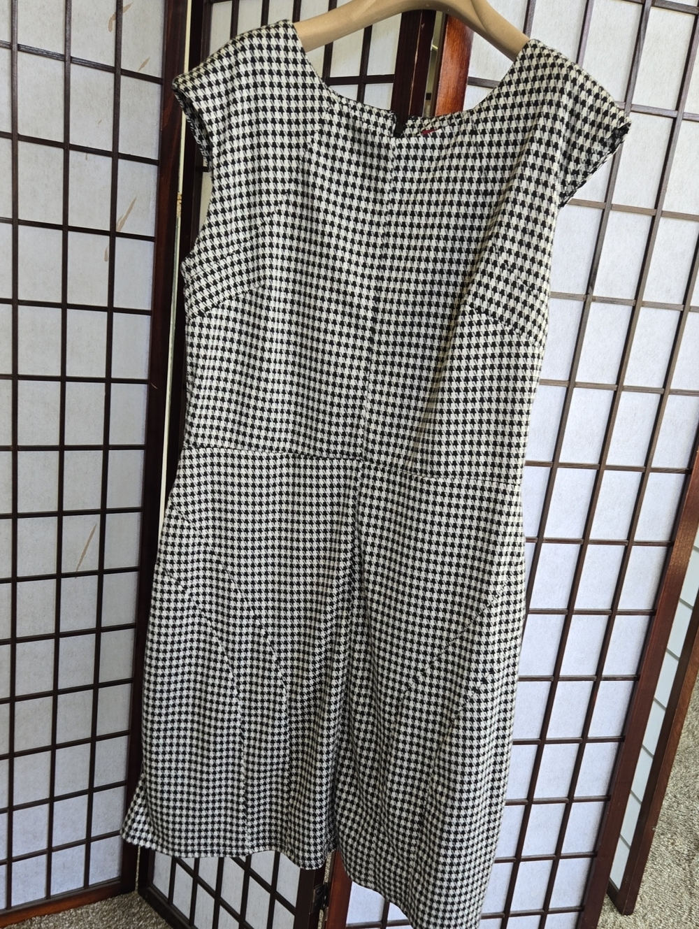 Brand New Merona Black & White Houndstooth Dress